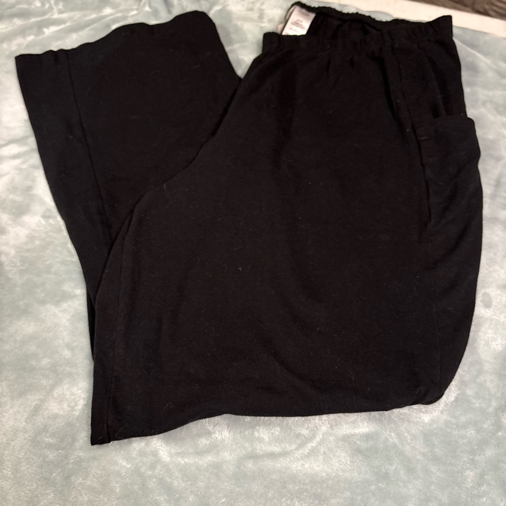 Woman Within Black Yoga Pants